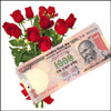 Cash - Rs. 5,001 with flowers - Click here to View more details about this Product